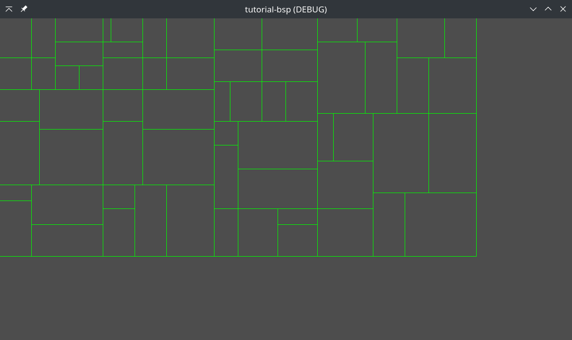 More Green lines show the grid dividing 5 times into smaller rectangles